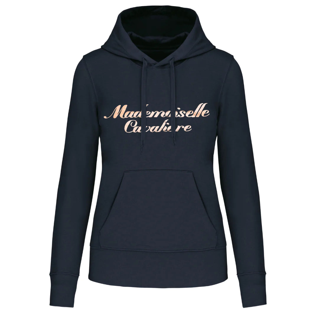 MADEMOISELLE CAVALIERE SWEAT CAPUCHE Marine