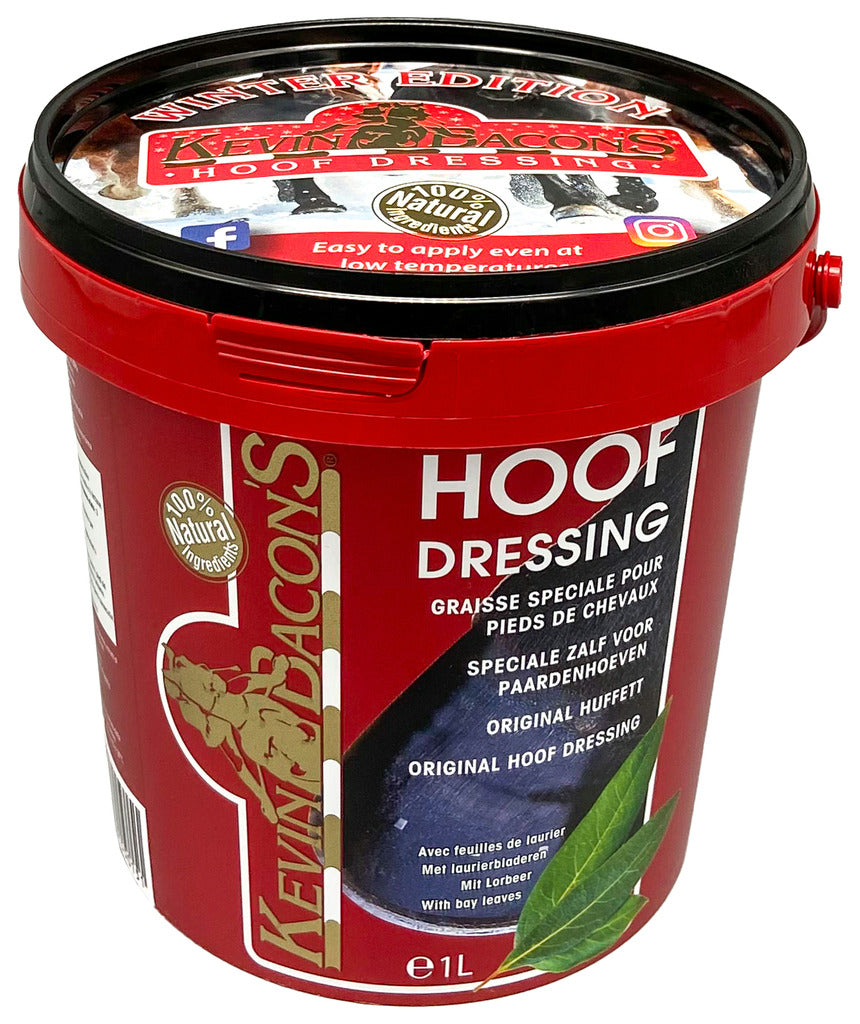 Graisse pour sabots KEVIN BACON'S Hoof Dressing - Hiver Noir 1L