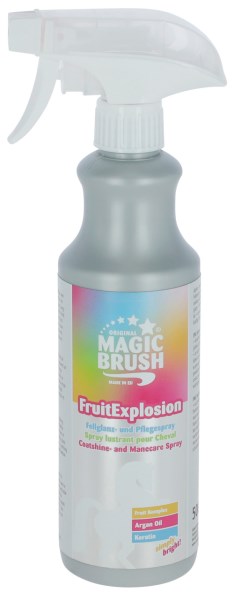 MagicBrush Spray demelant lustrant pour chevaux explosion de fruit