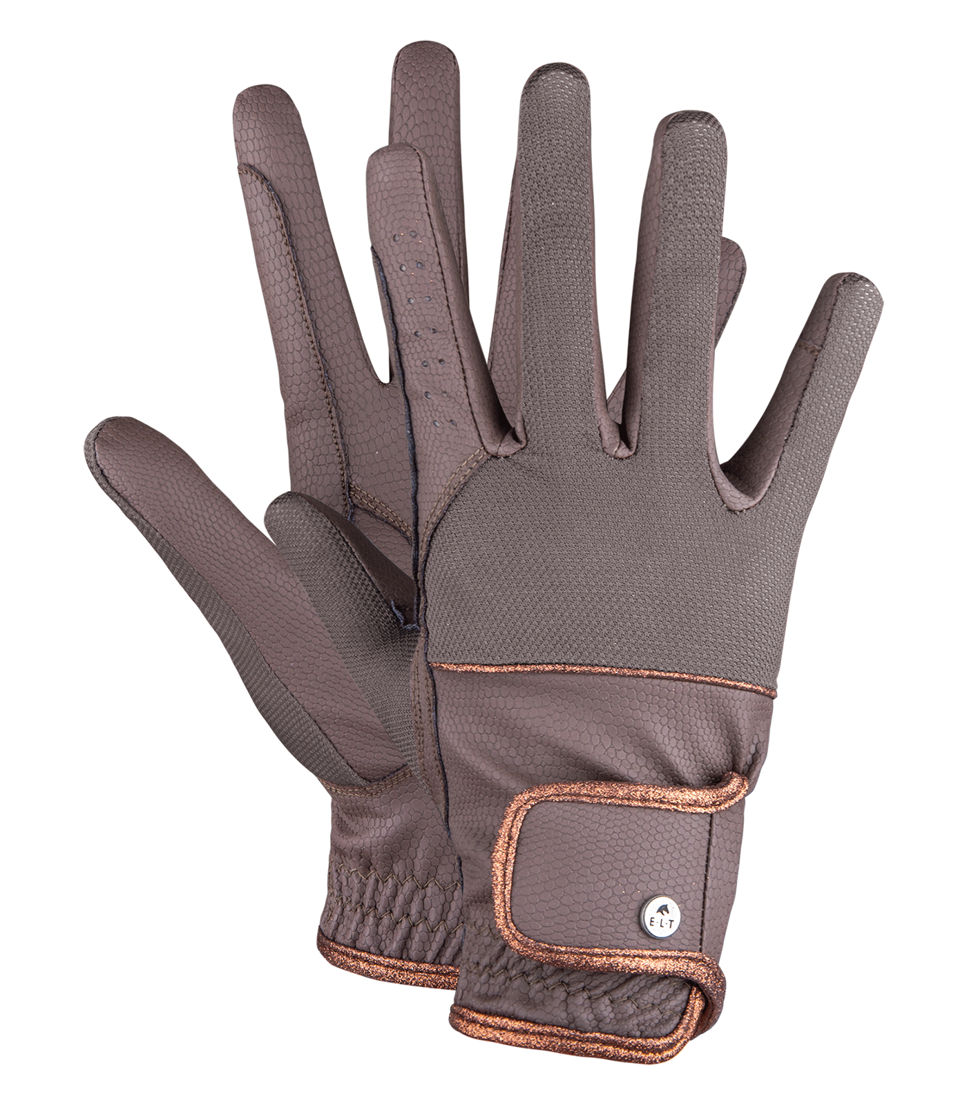 GANTS D’ÉQUITATION ESTELLE MARRON