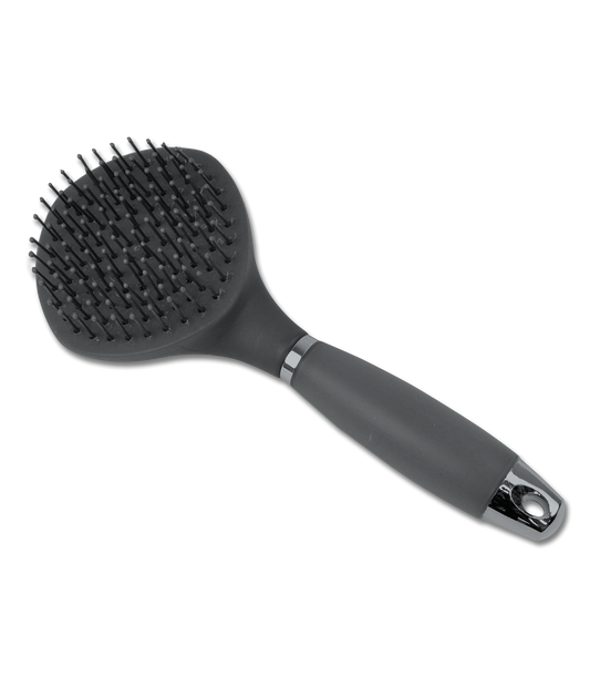 Brosse À Longs Poils Avec Poignée Gel Noir