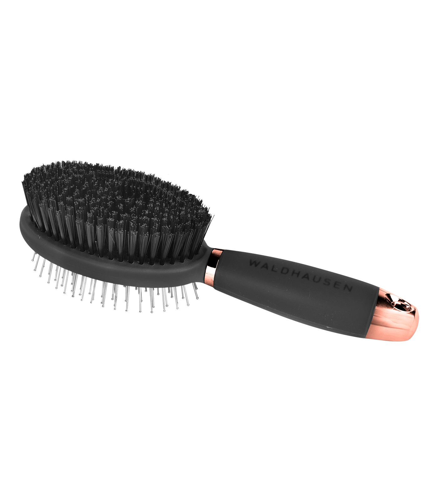 Brosse Double Avec Poignée En Gel Gris