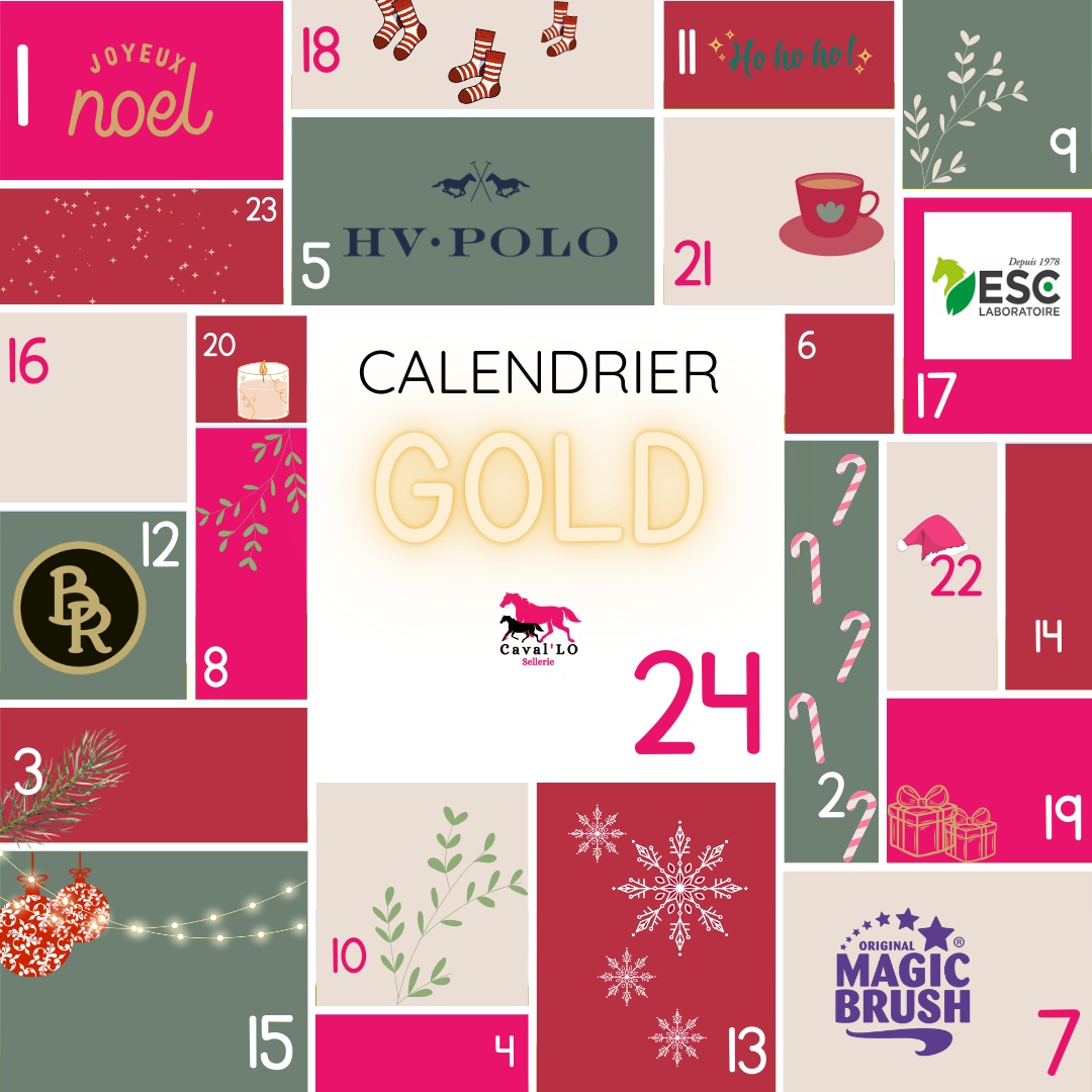 Calendrier de l'avent "Gold"