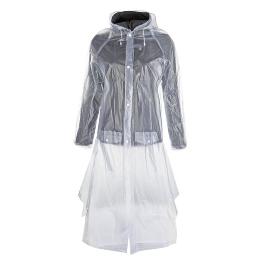 Imperméable, transparent avec fente de dos