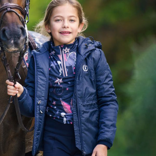 Veste technique pour enfants IRHJessy Marine