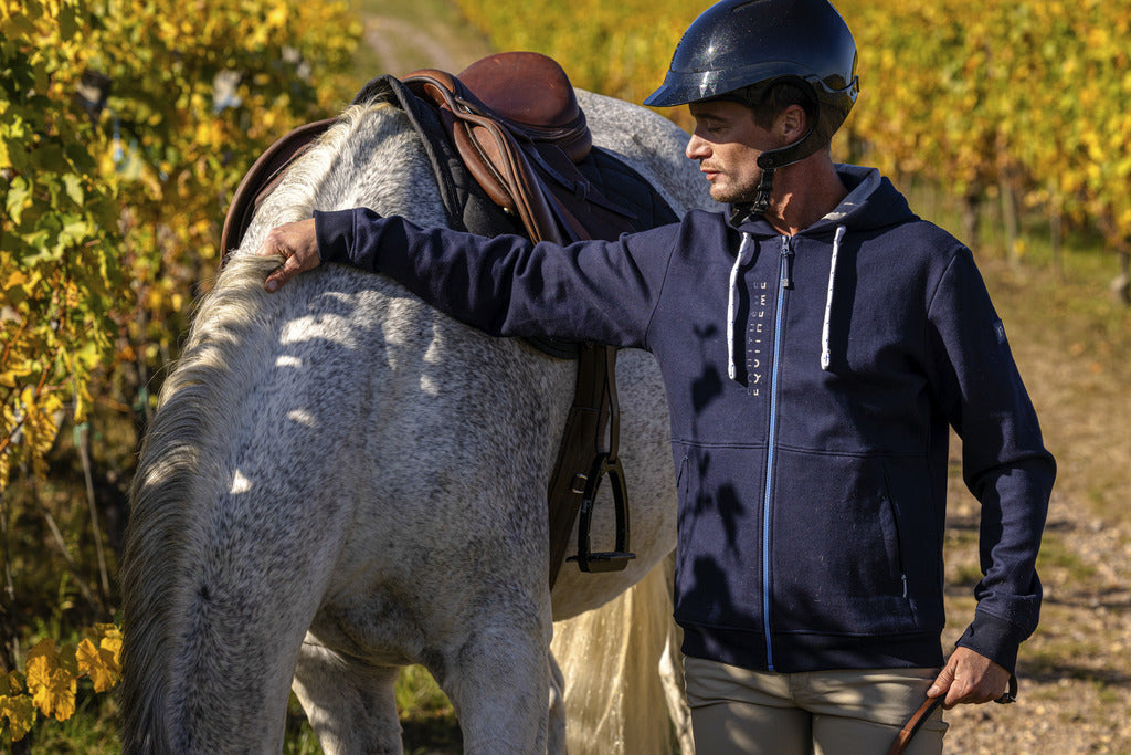 SWEAT EQUITHÈME "HERVÉ" MARINE