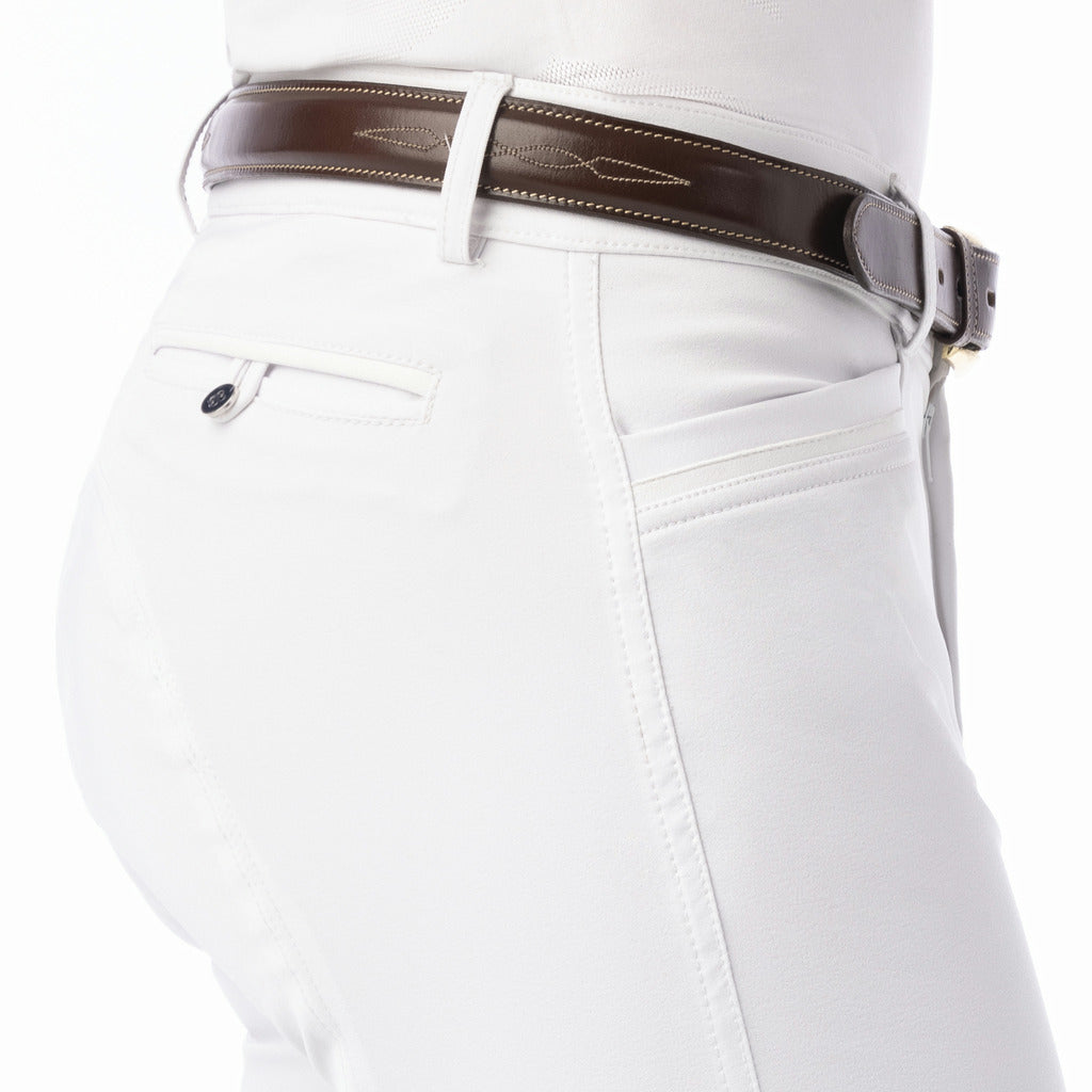 Pantalon EQUITHÈME "Georg", homme Blanc