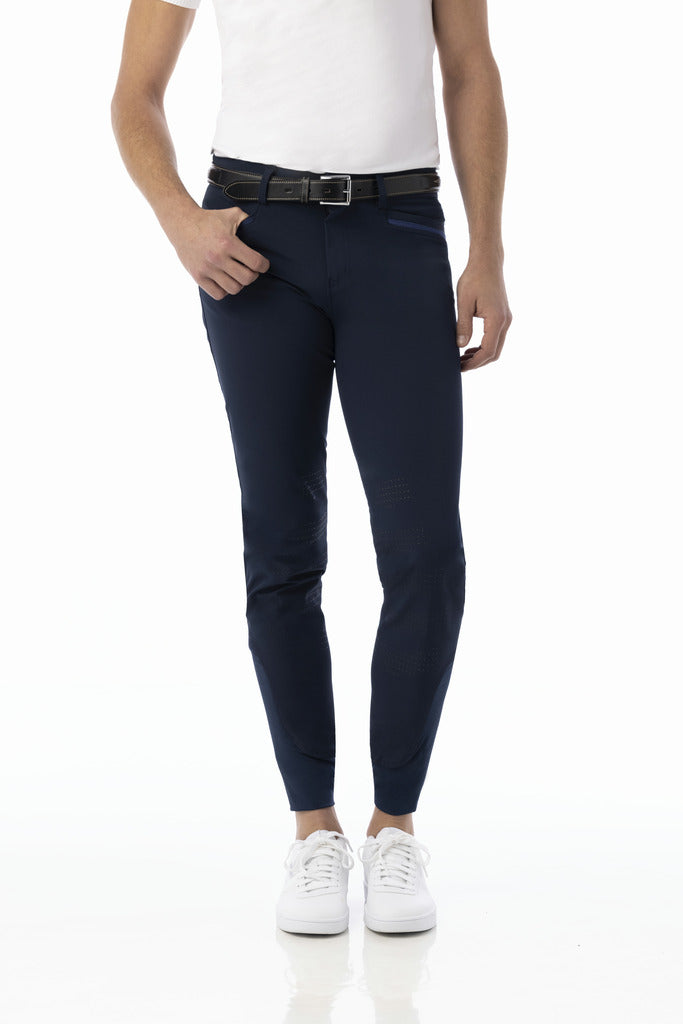 Pantalon EQUITHÈME "Georg", homme marine