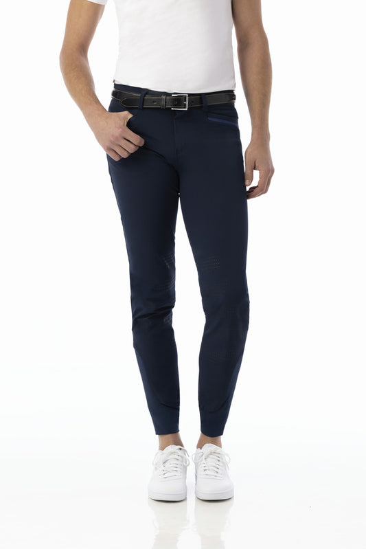 Pantalon EQUITHÈME "Georg", homme marine