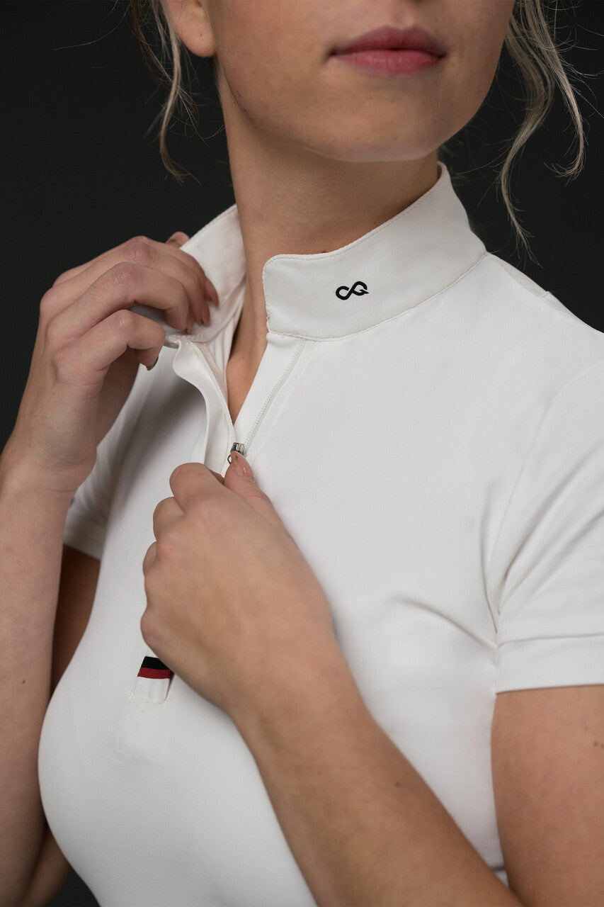 Polo de concours Ambition First Blanc