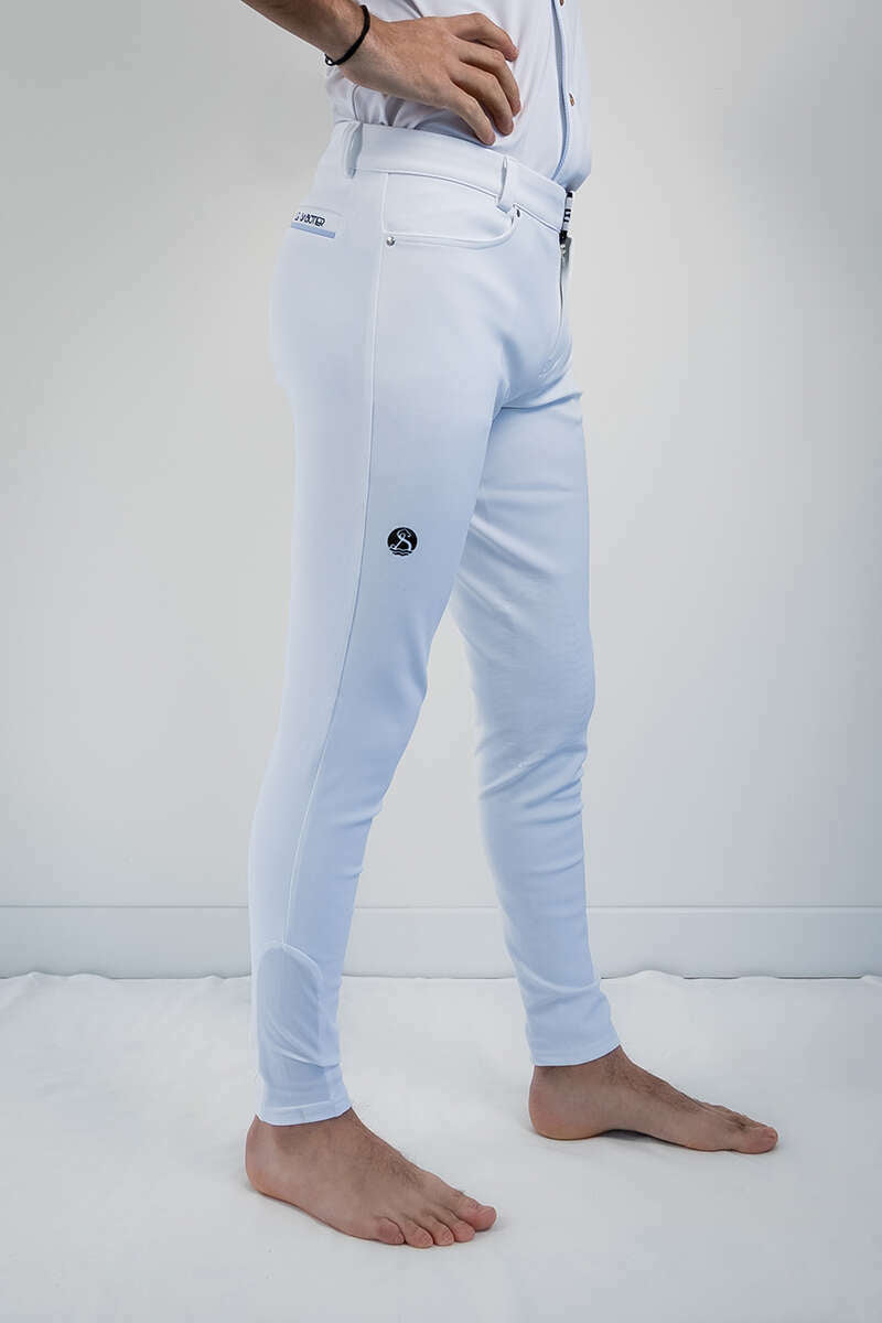 pantalon Le sabotier Mike Blanc