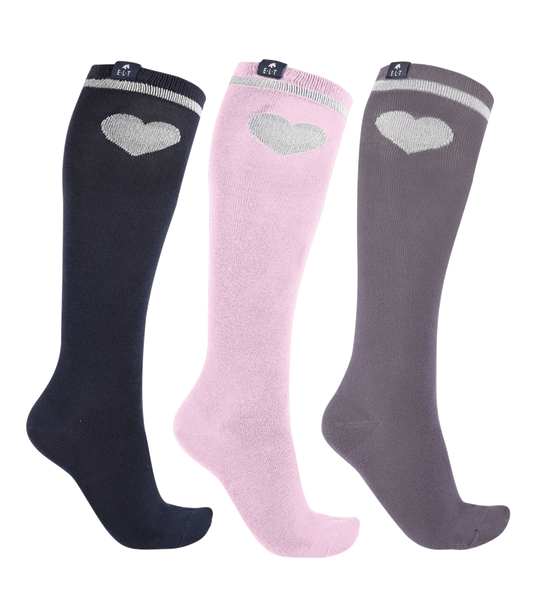 CHAUSSETTES D’ÉQUITATION GLITTER, POUR ENFANTS