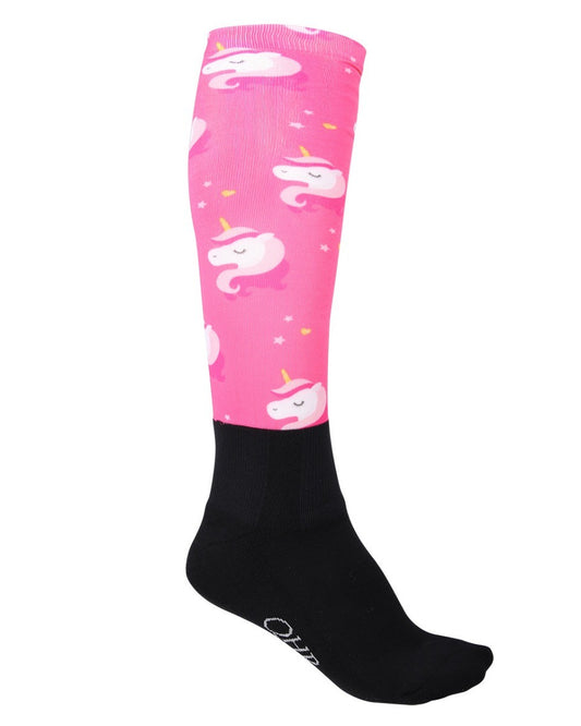 Chaussettes d'équitation Cheery Pinky